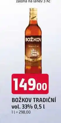 Trefa Božkov Tradiční 33 % 0,5l 0.5l nabídka