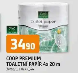 Trefa COOP PREMIUM TOALETNÍ PAPÍR 4x 20 m 3vrstvý nabídka