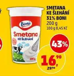 Penny Market SMETANA KE ŠLEHÁNÍ 31% BONI nabídka