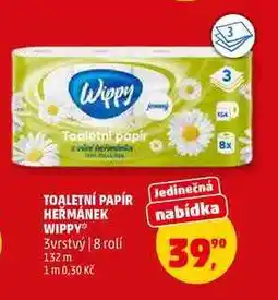 Penny Market TOALETNÍ PAPÍR HEŘMÁNEK WIPPY, 18 rolí nabídka