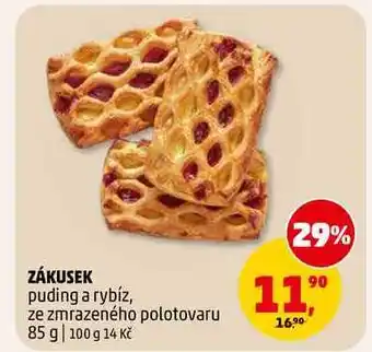ZÁKUSEK puding a rybíz