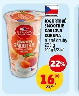 Penny Market JOGURTOVÉ SMOOTHIE KARLOVA KORUNA nabídka