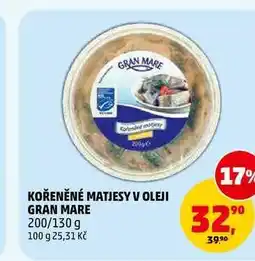 Penny Market KOŘENĚNÉ MATJESY V OLEJI GRAN MARE nabídka
