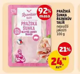 Penny Market PRAŽSKÁ ŠUNKA ŘEZNÍKŮV TALÍŘ nabídka