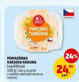 Penny Market POMAZÁNKA KARLOVA KORUNA tvarůžková nabídka