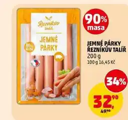 Penny Market JEMNÉ PÁRKY ŘEZNÍKŮV TALÍŘ nabídka