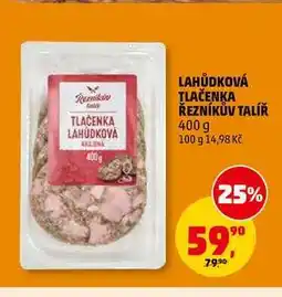 Penny Market LAHŮDKOVÁ TLAČENKA ŘEZNÍKŮV TALÍŘ nabídka