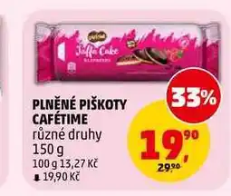 Penny Market PLNĚNÉ PIŠKOTY CAFÉTIME nabídka