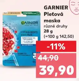 Kaufland GARNIER Pleťová maska nabídka