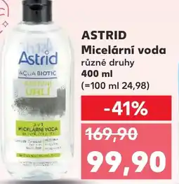 Kaufland ASTRID Micelární voda nabídka