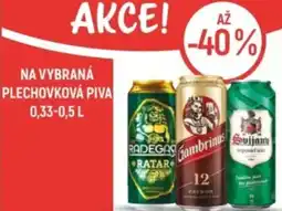 Globus Na vybraná plechovková piva nabídka