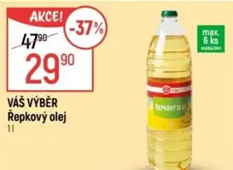 Globus VÁŠ VÝBĚR Řepkový olej nabídka