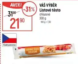 Globus VÁŠ VÝBĚR Listové těsto nabídka