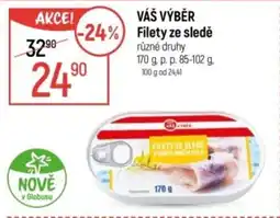 Globus VÁŠ VÝBĚR Filety ze sledě nabídka