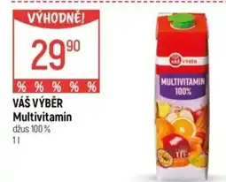 Globus VÁŠ VÝBĚR Multivitamin džus 100% nabídka