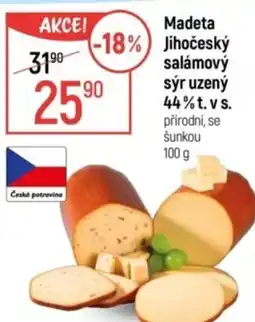 Globus Madeta Jihočeský salámový sýr uzený 44% t.vs. nabídka
