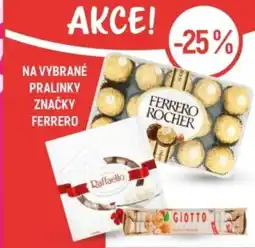 Globus Na vybrané pralinky značky ferrero nabídka
