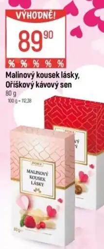 Globus Malinový kousek lásky, Oříškový kávový sen nabídka