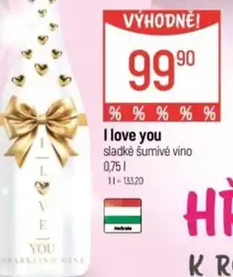 Globus I love you sladké šumivé víno nabídka