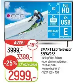 Globus ECG SMART LED Televizor 32FSV252 nabídka