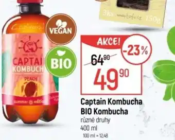 Globus Captain Kombucha BIO Kombucha nabídka