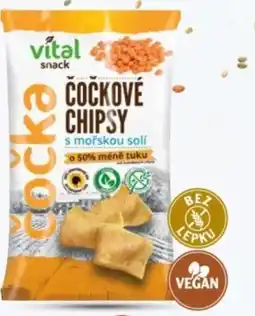 Globus Vital Snack Luštěninové chipsy nabídka