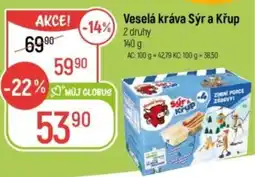 Globus Veselá kráva Sýr a Křup nabídka