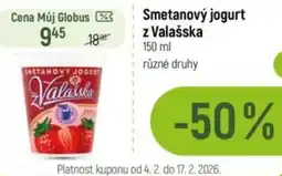 Globus Smetanový jogurt z Valašska nabídka