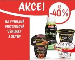 Globus Na vybrané proteinové výrobky a skyry nabídka