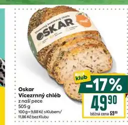 Billa Oskar Vícezrnný chléb z naší pece nabídka