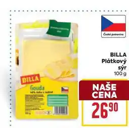 Billa BILLA Plátkový sýr nabídka