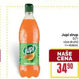 Billa Jupí sirup nabídka