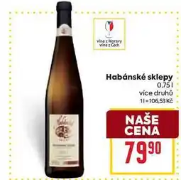 Billa Habánské sklepy nabídka