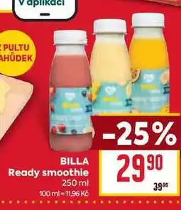 Billa BILLA Ready smoothie nabídka