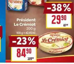 Billa Président Le Crémiot nabídka