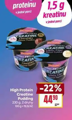 Billa High Protein Creatine Pudding nabídka