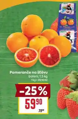 Billa Pomeranče na šťávu baleni nabídka