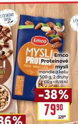 Billa Emco Proteinové mysli nabídka