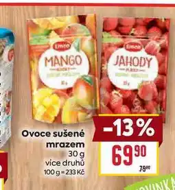 Billa Ovoce sušené mrazem nabídka