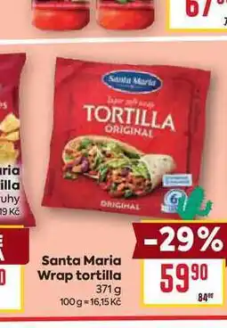 Billa Santa Maria Wrap tortilla nabídka