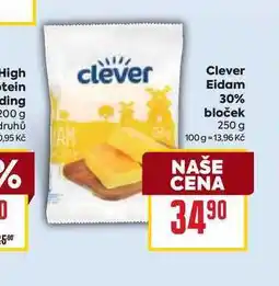 Billa Clever Eidam 30% bloček nabídka