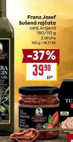 Billa Franz Josef Sušená rajčata celá, krájená 180/110 g nabídka