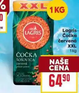 Billa Lagris Čočka červená XXL nabídka