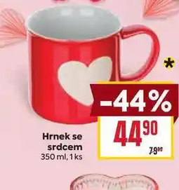 Billa Hrnek se srdcem 350 ml, 1 ks nabídka