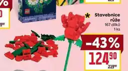 Billa Stavebnice růže 167 dílků 1ks nabídka