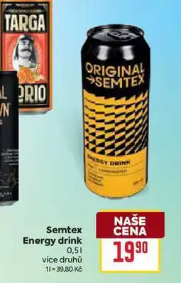 Billa Semtex Energy drink nabídka
