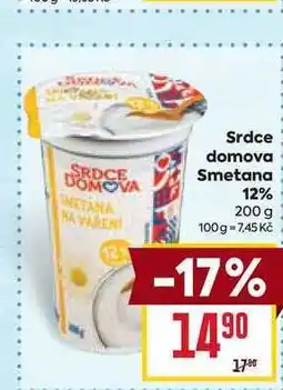 Billa Srdce domova Smetana 12% nabídka