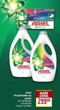Billa Ariel Prostředek na praní 26-40 dávek nabídka