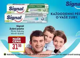 Billa Signal Zubní pasta nabídka