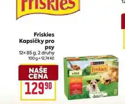 Billa Friskies Kapsičky pro psy 12× nabídka
